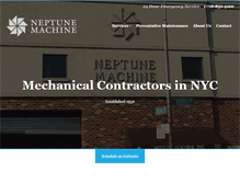 Tablet Screenshot of neptunemachine.com